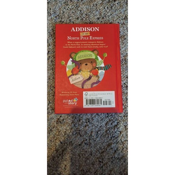 Personalized "Addison" Santa book - Picture 5 of 5